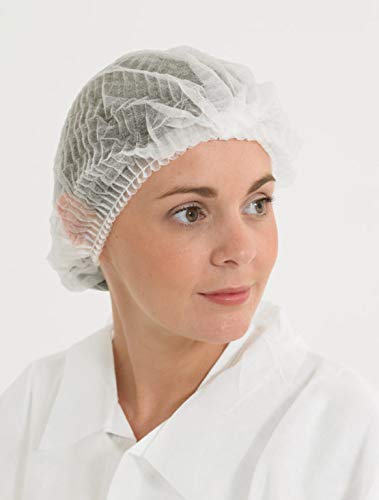 Disposable Bouffant Caps - Non-Woven Polypropylene - Pack of 100