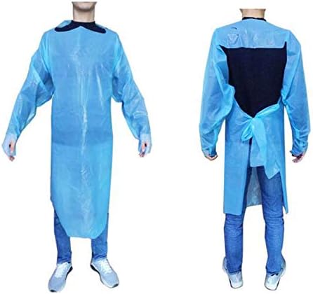 Disposable CPE Gowns with Thumb Loops - Pack of 10