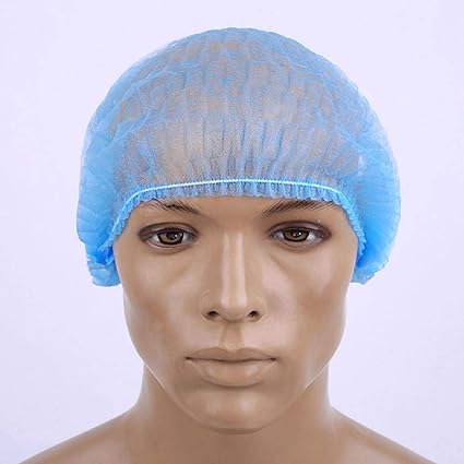 Disposable Bouffant Caps - Non-Woven Polypropylene - Pack of 100