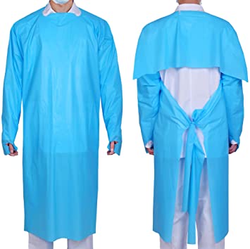 Disposable CPE Polyethylene Full-Body Aprons - Pack of 200