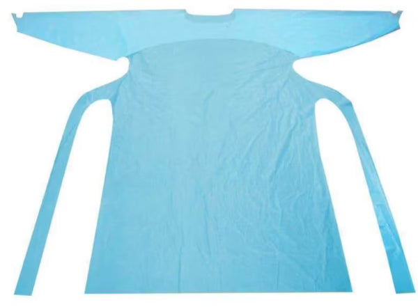 Disposable CPE Polyethylene Full-Body Aprons - Pack of 200