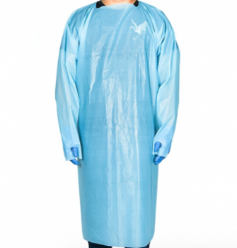 Disposable CPE Gowns with Thumb Loops - Pack of 10