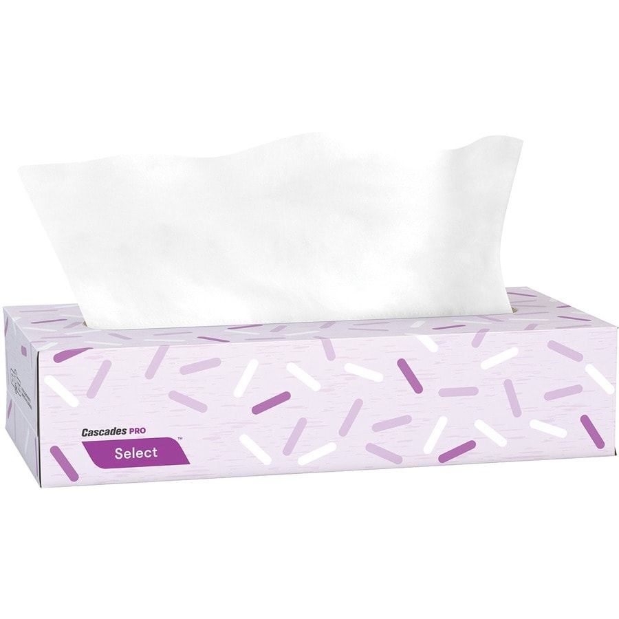 High-Capacity Facial Tissue - 2 Ply, Flat Box