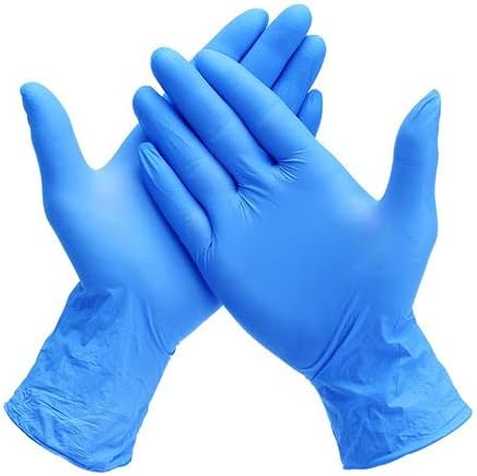 Disposable Nitrile Gloves, Latex-Free/ Powder-Free - Pack of 1000